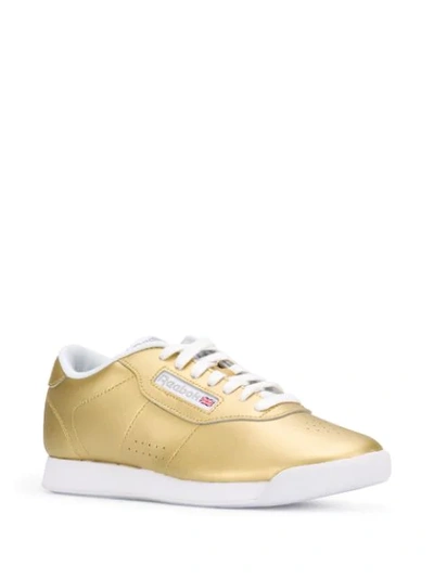 Shop Junya Watanabe Lace Up Sneakers In Gold