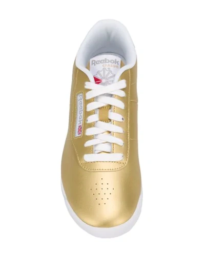 Shop Junya Watanabe Lace Up Sneakers In Gold