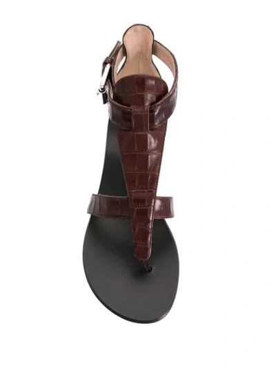 Shop Giuseppe Zanotti Madie Sandals In Brown