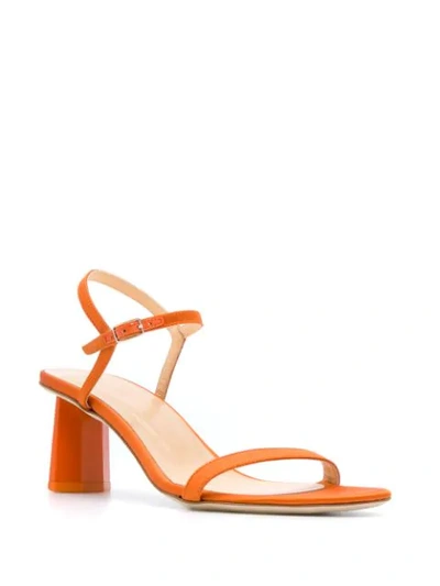 Shop By Far Magnolia Sandals In Orange