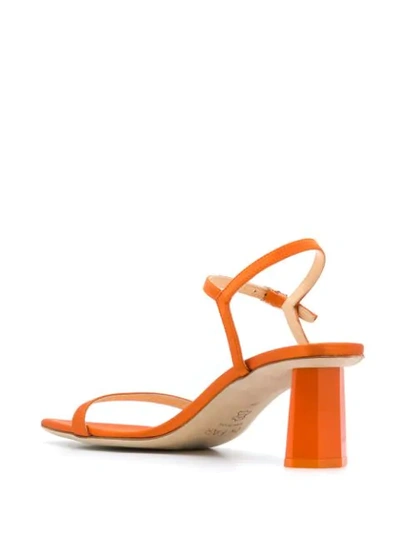 Shop By Far Magnolia Sandals In Orange