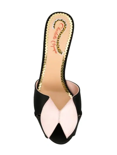 Shop Charlotte Olympia Drew Sandals In Black