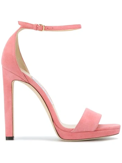 Shop Jimmy Choo Misty 120 Sandals In Pink
