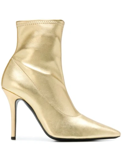 Shop Giuseppe Zanotti Sock Boots In Metallic