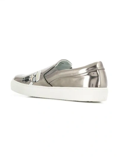 Shop Karl Lagerfeld Kupsole Multikonic Karl Slip-on Sneakers In 072