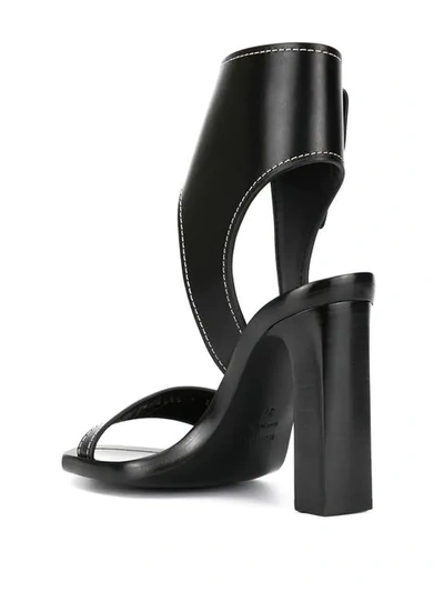 Shop Tom Ford Padlock Open-toe Sandals In Black