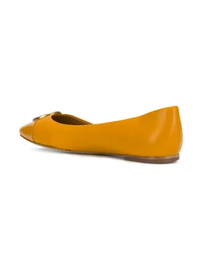 Shop Tory Burch Chelsea Ballet Shoes - Yellow