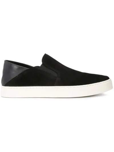 Shop Vince Garvey Plimsolls In Black