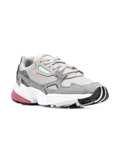 Shop Adidas Originals Falcon Low-top Sneakers In Grey