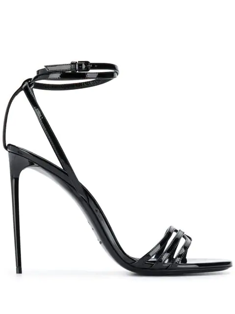 saint laurent lace up sandals