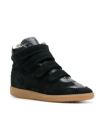 Shop Isabel Marant High Platform Sneakers In Black
