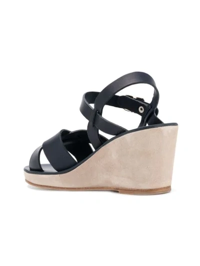 Shop Apc Judith Sandals In Blue