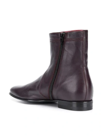 Shop Carvil Dylan Ankle Boots In Purple