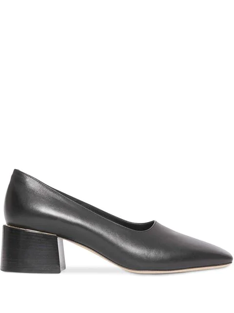 burberry pumps gold