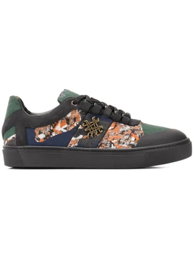 Shop Mr & Mrs Italy Camouflage Tape Skate Sneakers In Green