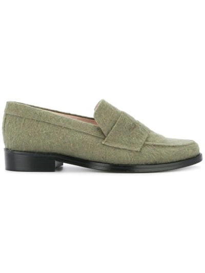 Shop Leandra Medine Mr Loafer Shoes In Green