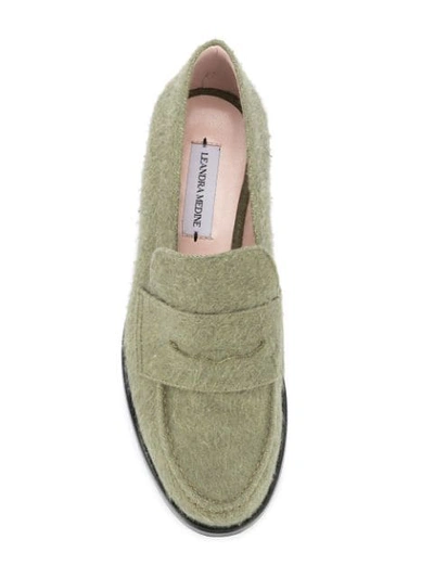 Shop Leandra Medine Mr Loafer Shoes In Green