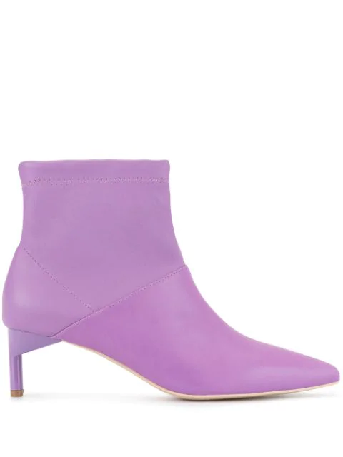 lavender kitten heel shoes