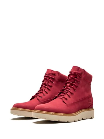 Timberland Kenniston 6 Inch Boots In Red