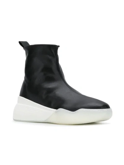 Shop Stella Mccartney Platform Sock Sneakers In Black