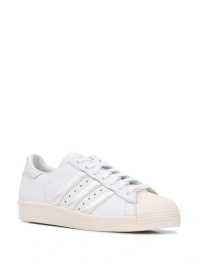 Shop Adidas Originals Superstar 80s Sneakers In White