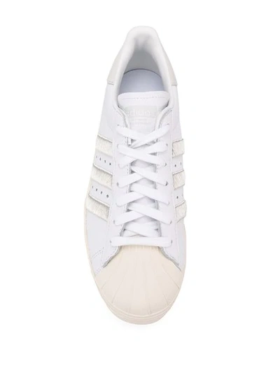 Shop Adidas Originals Superstar 80s Sneakers In White