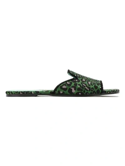 Shop Blue Bird Shoes Onça Colors Slides In Green