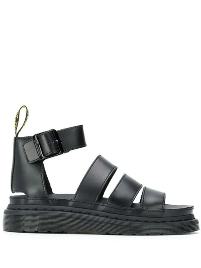 Shop Dr. Martens' Gladiator Sandals In Black