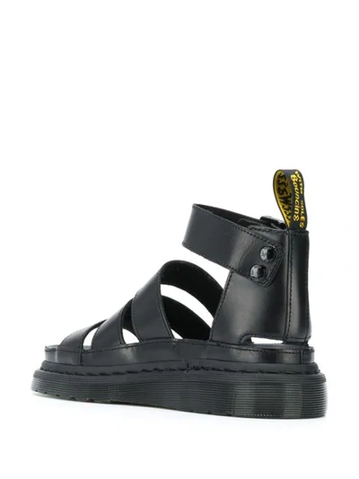 Shop Dr. Martens' Gladiator Sandals In Black