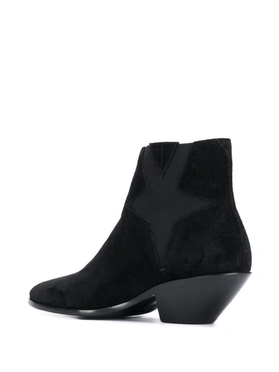 Shop Saint Laurent West 45 Chelsea Boots In Black