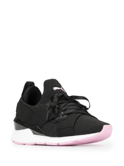 Shop Puma Muse Trailblazer Sneakers In Black