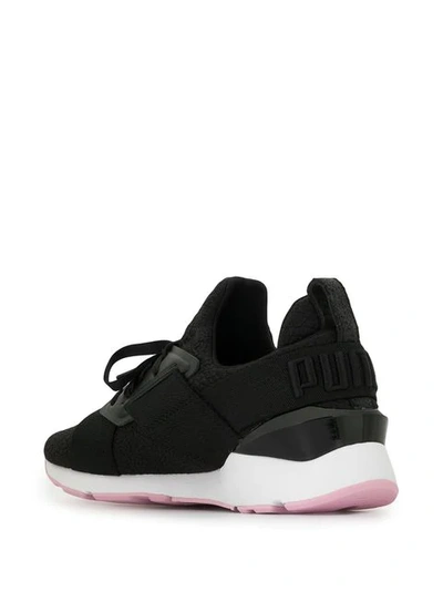 Shop Puma Muse Trailblazer Sneakers In Black