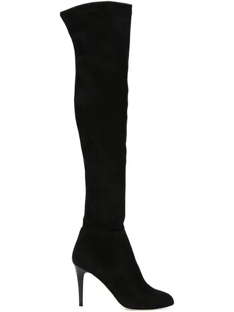 jimmy choo black suede boots