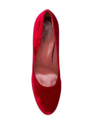 Pre-owned Alaïa 2000's Stiletto Pumps In Red