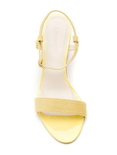 Shop A.brand Sandalia Salto Oval - Amarelo Lemon - Yellow