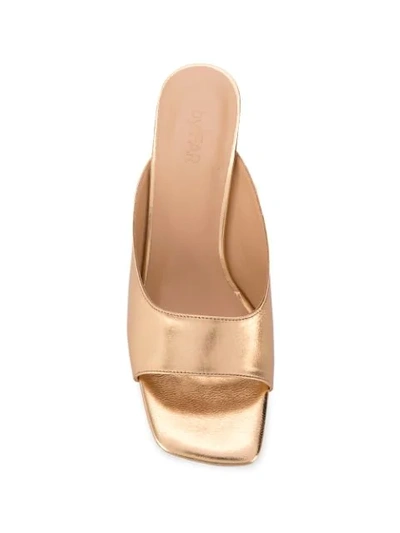 Shop By Far Kosara Slip-on Sandals In Gold