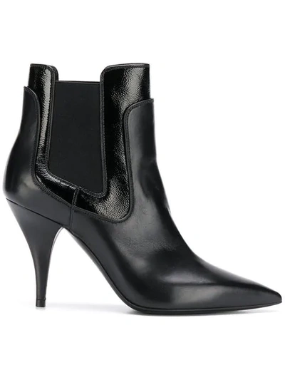 Shop Casadei Ankle Boots In Black