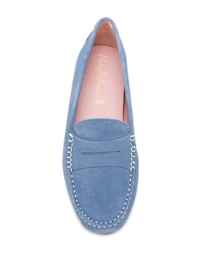 Shop Pretty Ballerinas Josephine Loafers In Blue