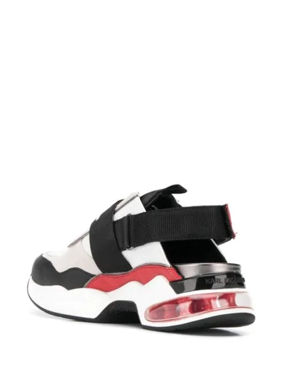 Shop Karl Lagerfeld Slingback Runner Sneakers In Black