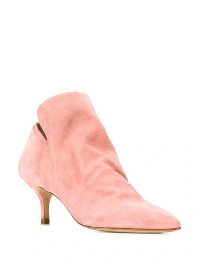 Shop Strategia Side Zip Ankle Boots In Pink