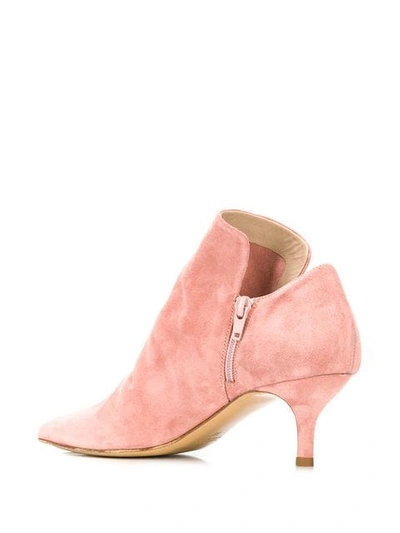 Shop Strategia Side Zip Ankle Boots In Pink
