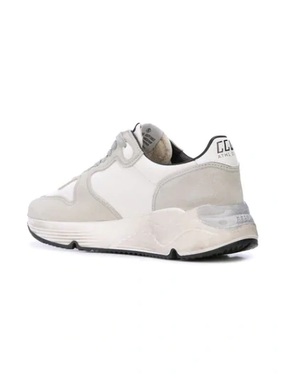 Shop Golden Goose Running Sole Sneakers In White