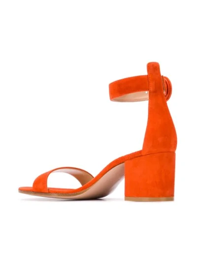 Shop Gianvito Rossi Versilia 60 Sandals In Orange