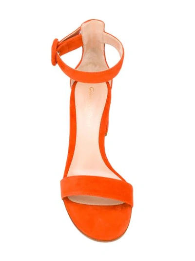 Shop Gianvito Rossi Versilia 60 Sandals In Orange