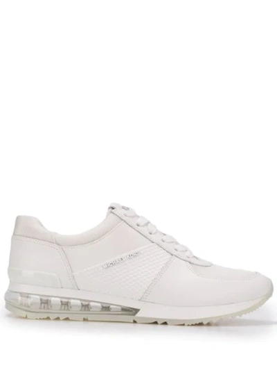 Shop Michael Michael Kors Panelled Low-top Sneakers In White
