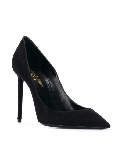 Shop Saint Laurent Anja Pumps In Black