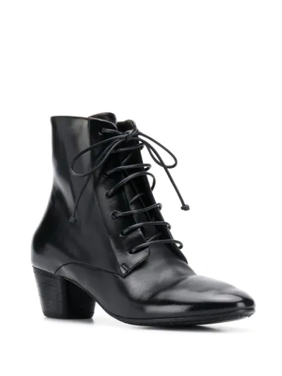 Shop Marsèll Lace-up Ankle Boots In Blue