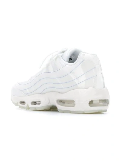 Nike Air Max 95 Se Mesh, Leather And Pvc Sneakers In White