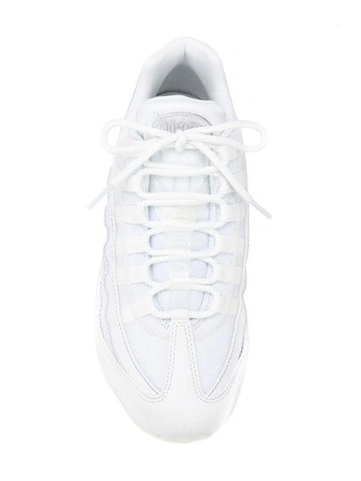Nike Air Max 95 Se Mesh, Leather And Pvc Sneakers In White