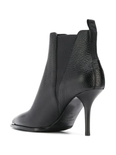 Shop Acne Studios Jemma Grain Stiletto Boots In Black